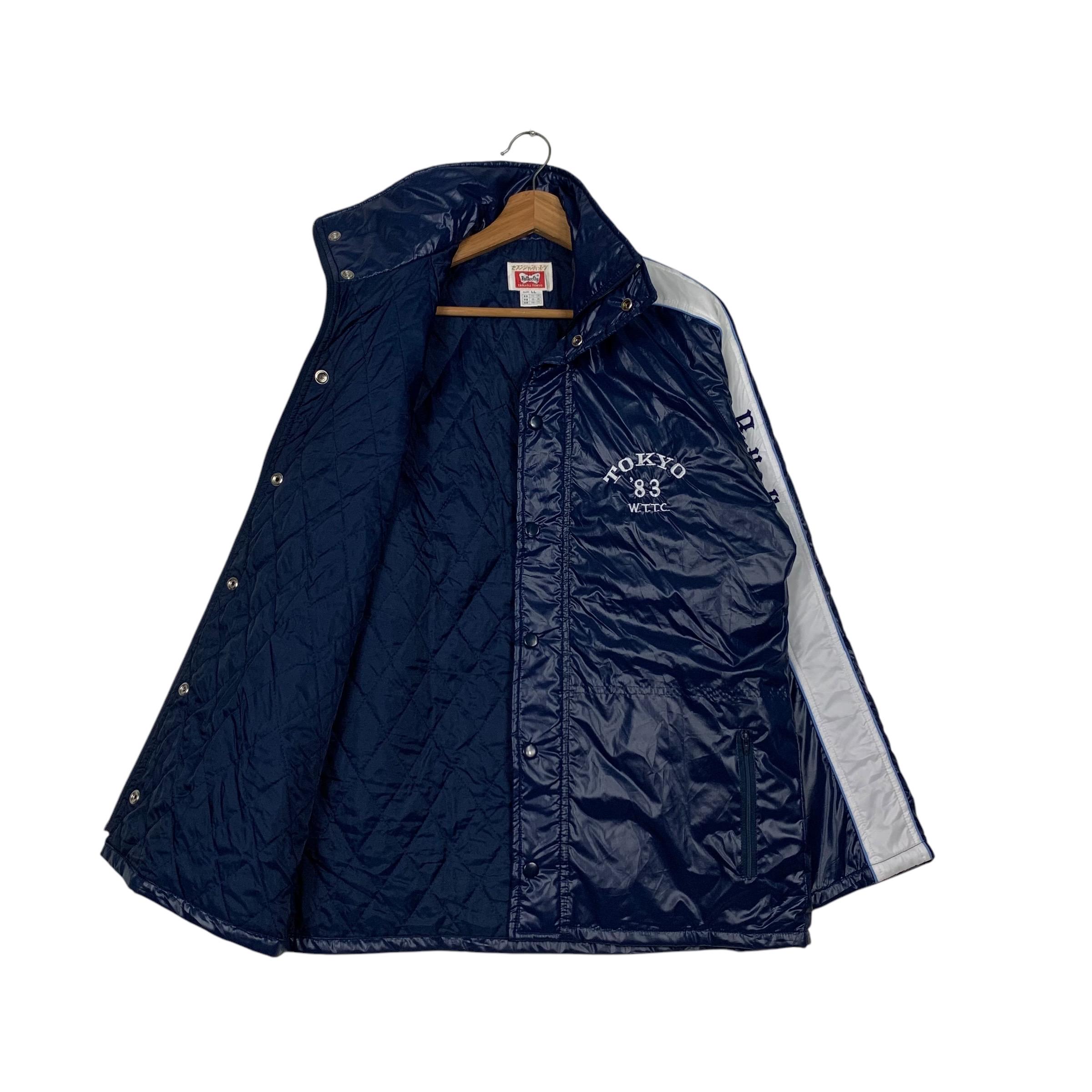 Vintage 80's BUTTERFLY TOKYO Embroidery Logo Light Jacket