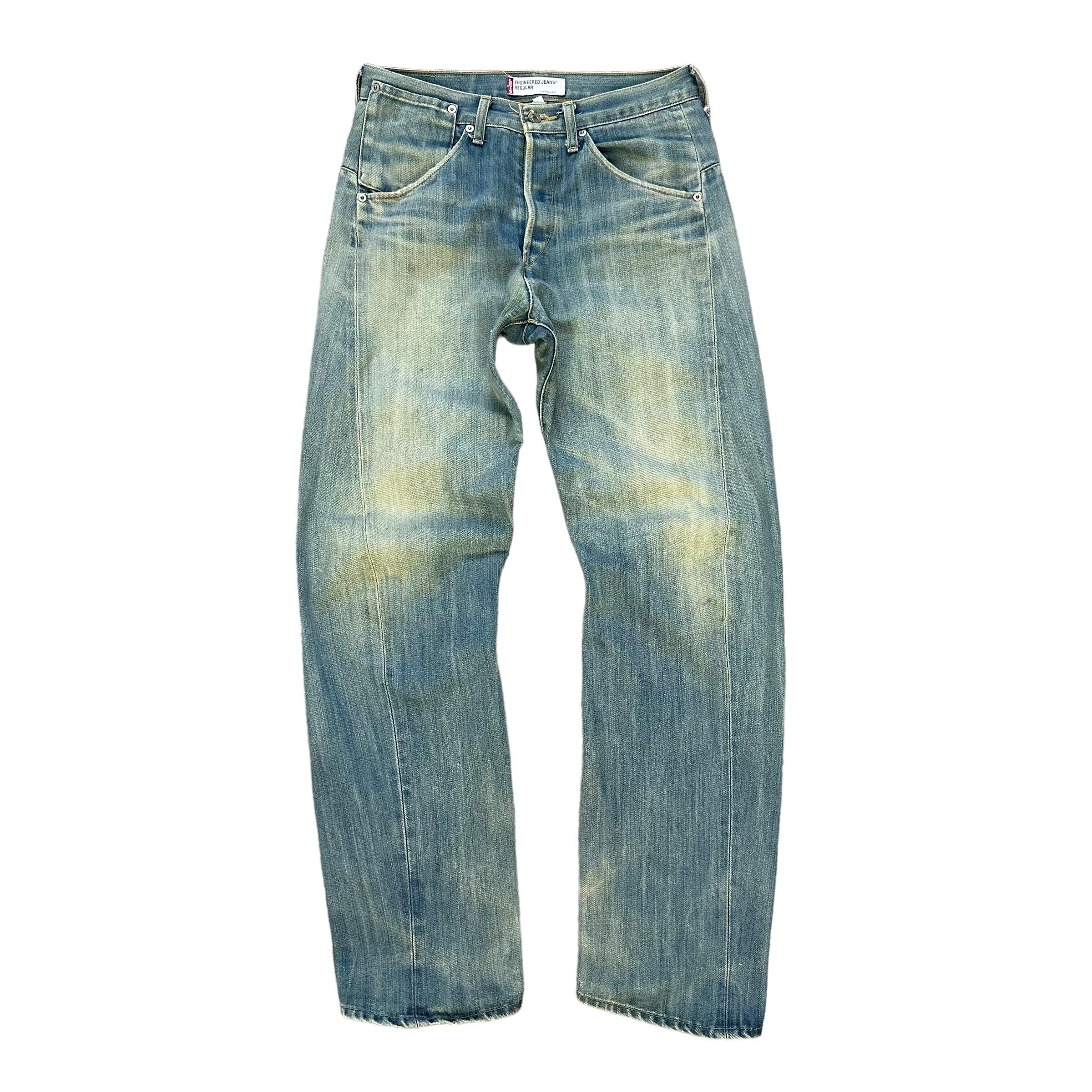 【W31 L32】europe levi's リーバイス Engineered Levis Engineered Womens Jeans Blue W31 L32 Twisted Leg