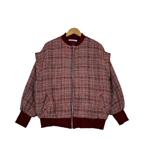 Kero　IRENE Shadow Plaid Jacket ACDC RAG X Kuua Heaven Lolita Cropped Jacket JR-KUCJ-01