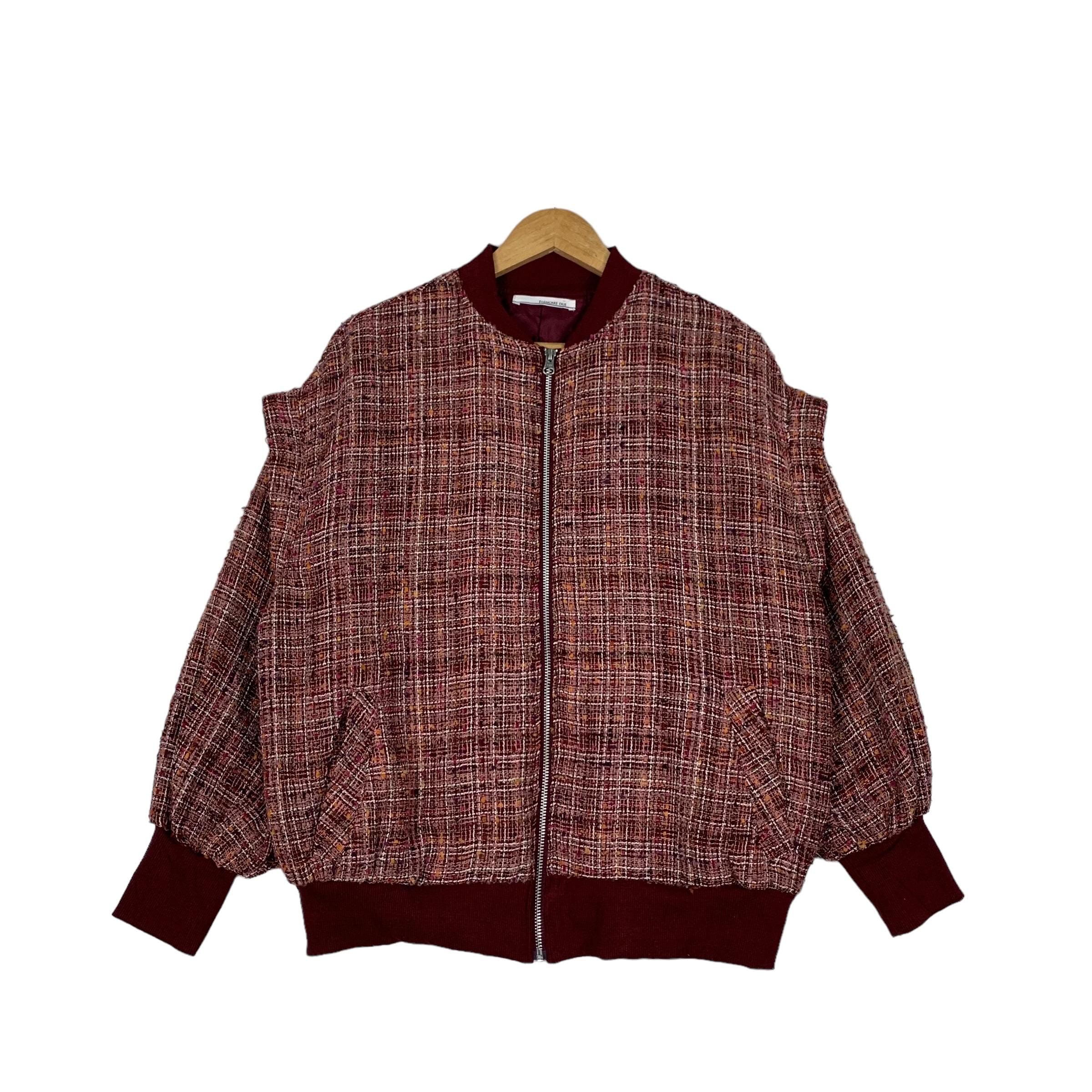 Tweed Bomber Jacket UK