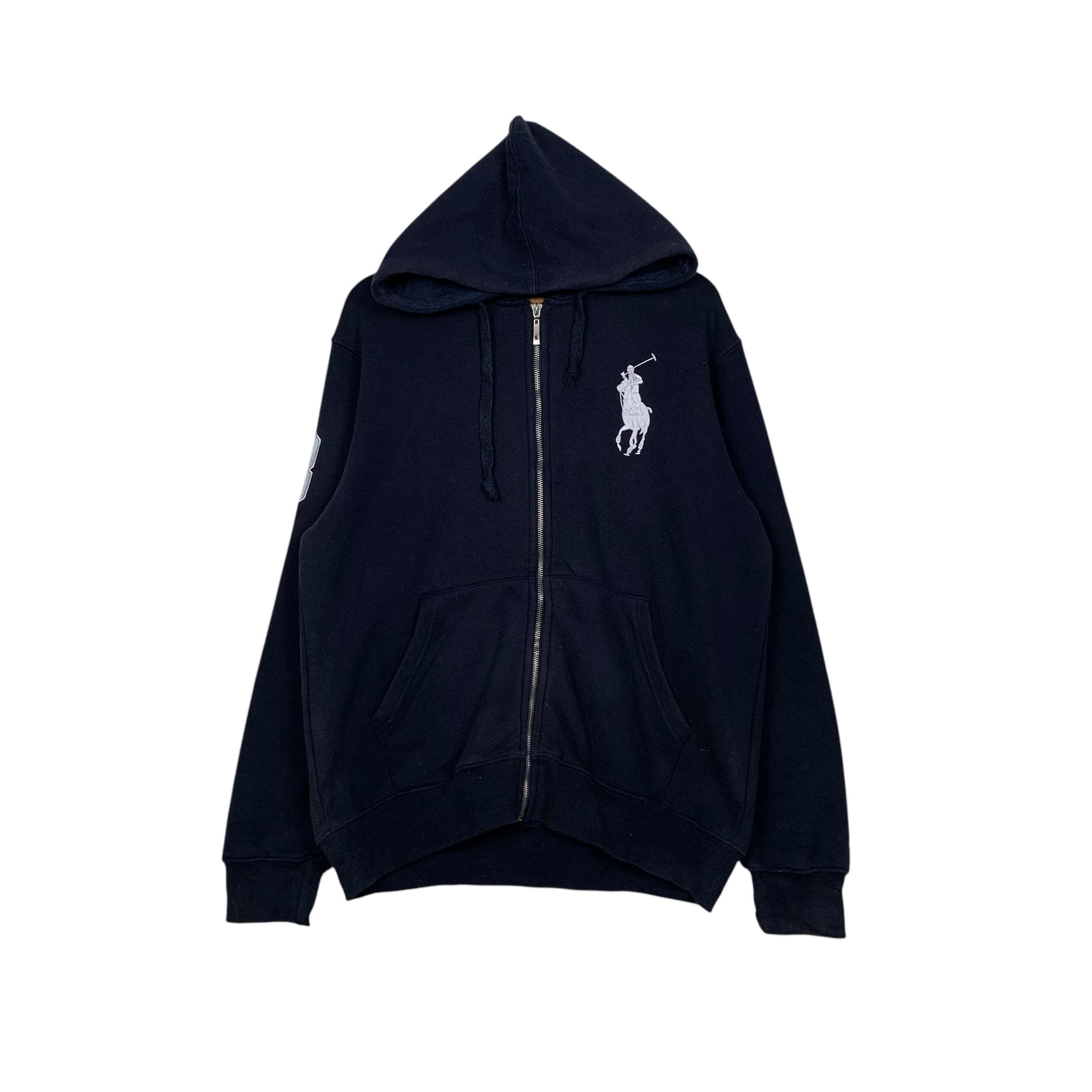 Vintage POLO RALPH LAUREN No 38 Embroidery Big Pony Logo Zipper