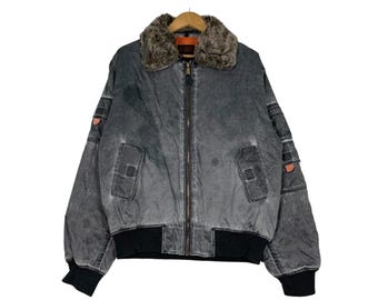 ジャケット・アウター felkod HighNeck Hooded MA-1 Type Jacket FELKOD High Neck Hooded MA-1 Type Jacket - Etsy