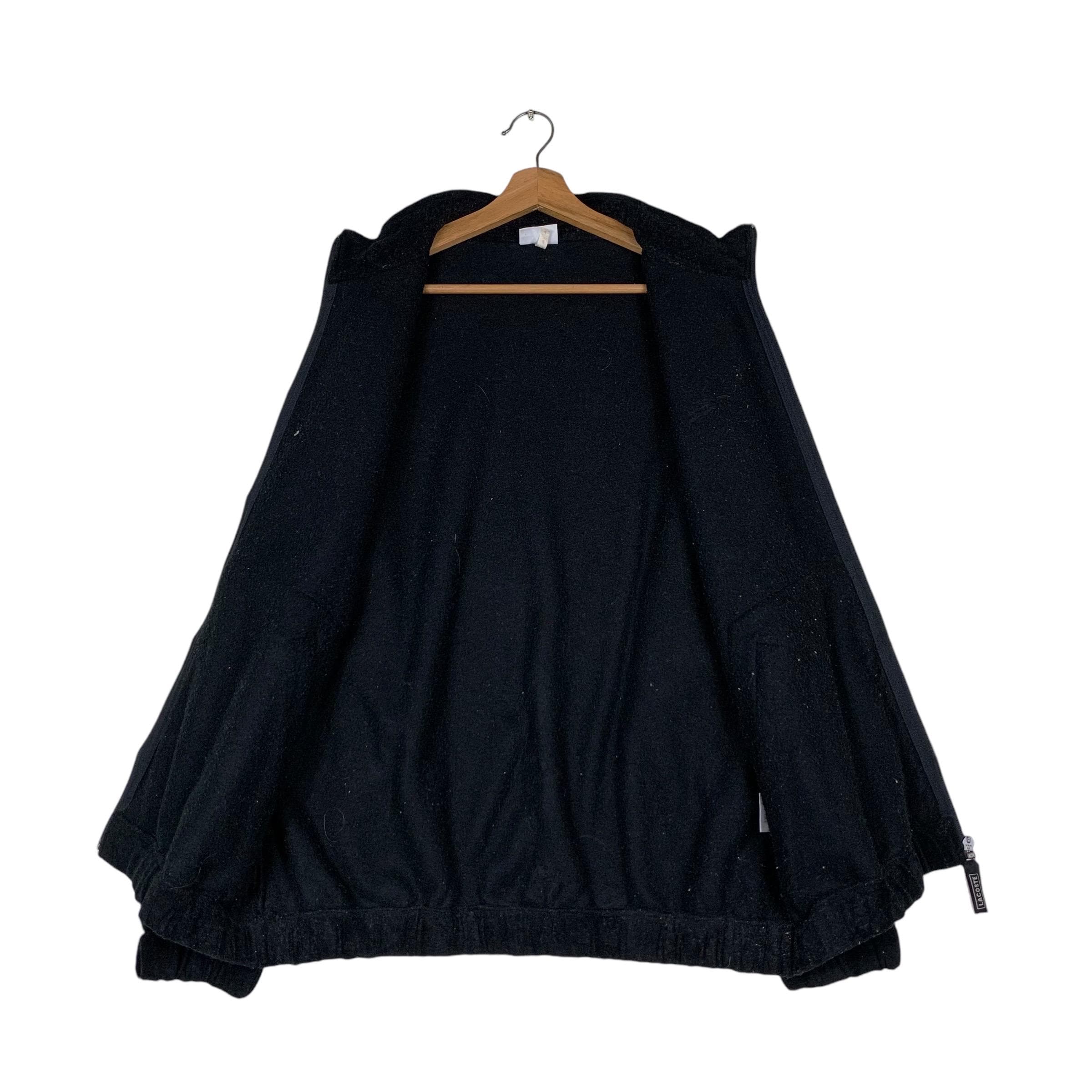 【未使用品】LACOSTE SPORT ブラックジャケット US S/M 未使用品】LACOSTE SPORT ブラックジャケット US S/M 未使用品