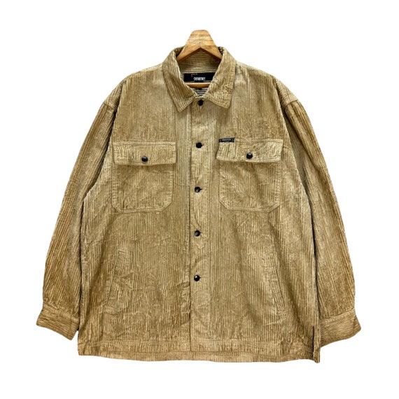 Vintage GODBODY Made in Russia Double Pocket Corduroy Button Jacket Size XL Work Worker Workwear Flannel Jacket A15 0377 Etsy