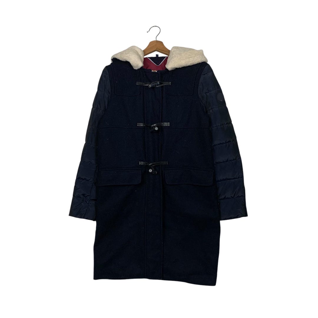 トミー ヒルフィガー パファーウール ハイブリッド シェルパ フード 