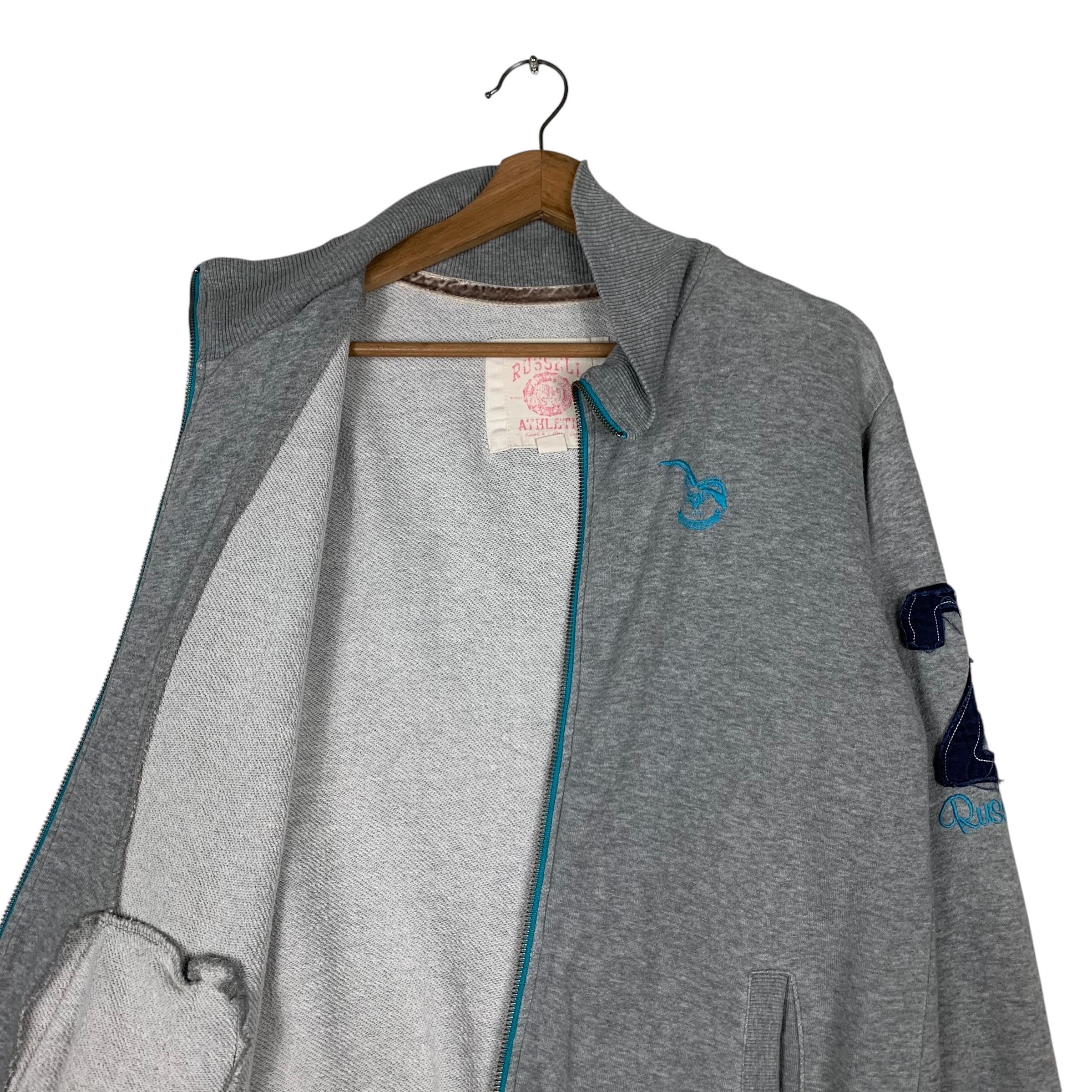 Vintage Russell Athletic No 2 Russell Logo on Shoulder Zipper