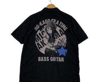 ヴィンテージ けいおん! 平沢唯 アニメTシャツ - フルプリント コスパ