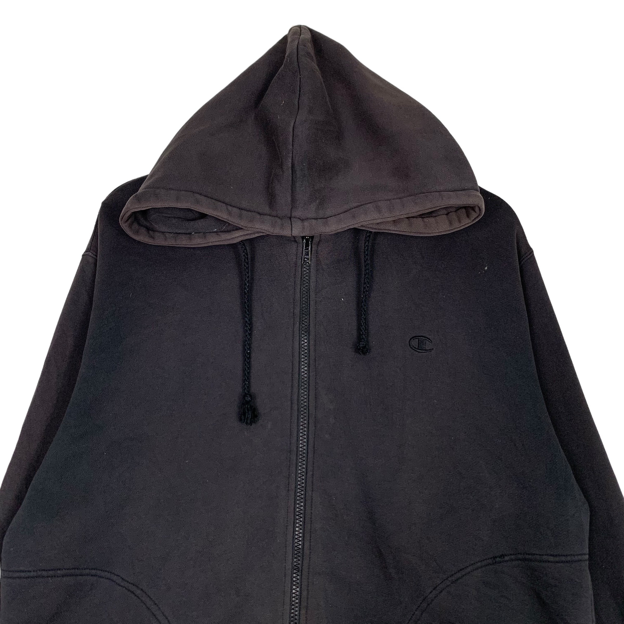 Vintage CHAMPION Embroidery Small Logo Zipper Hoodies