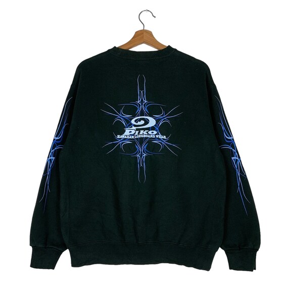 PIKO Hawaiian Longboard Wear ウーファーボックス Vintage 90's PIKO Hawaiian Longboard Wear Big Logo Graphic