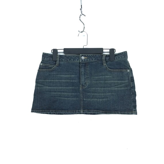 Looney Tunes Tweety Bird Logo Mini Jeans Skirt #23