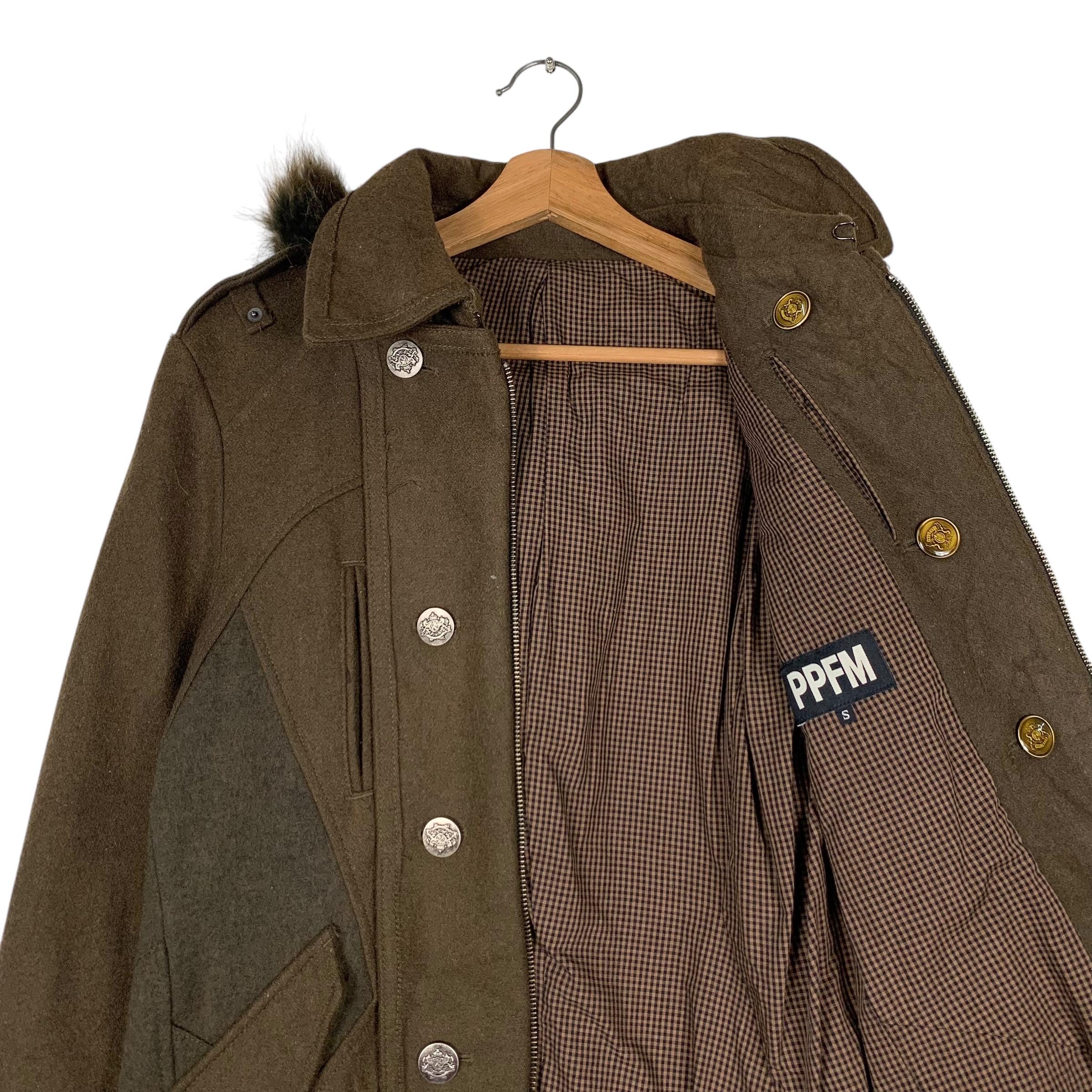 ジャケット・アウター PPFM y2k 00's wool jacket M PPFM Early 00s Hooded Mask Heavy Wool Rider Jacket – DRIEW