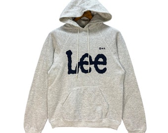Vintage 90's LEE Made in USA MR Lee Big Logo Pullover Hoodies