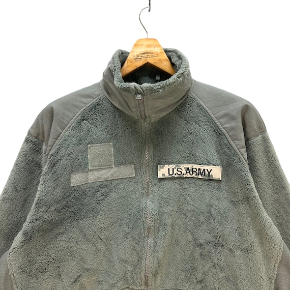 Vintage Military Style Us Army Fleece Jacket by ECWGS X Vintage Military Style Us Army Fleece Jacket by ECWGS X