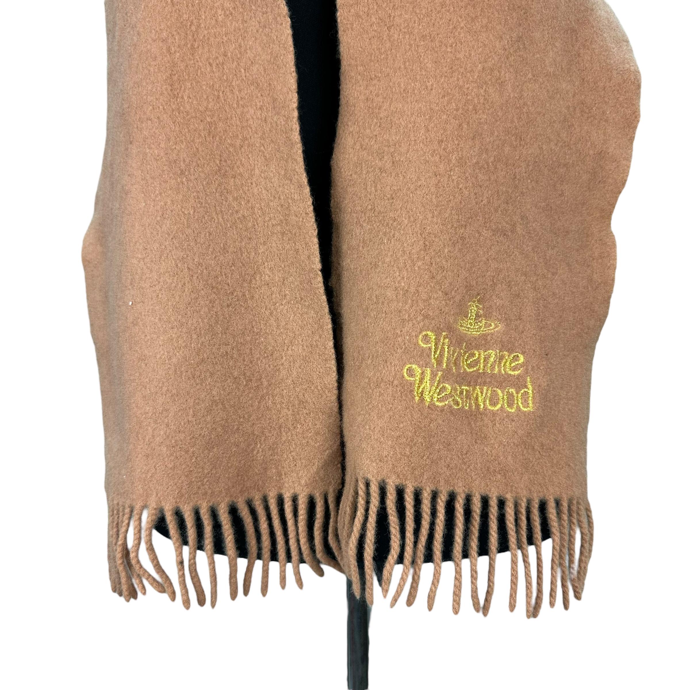 Vivienne Westwood｜MUFFLERS (EMBROIDERED LOGO SCARF (810 Vivienne Westwood Scarf/muffler/wool - Etsy