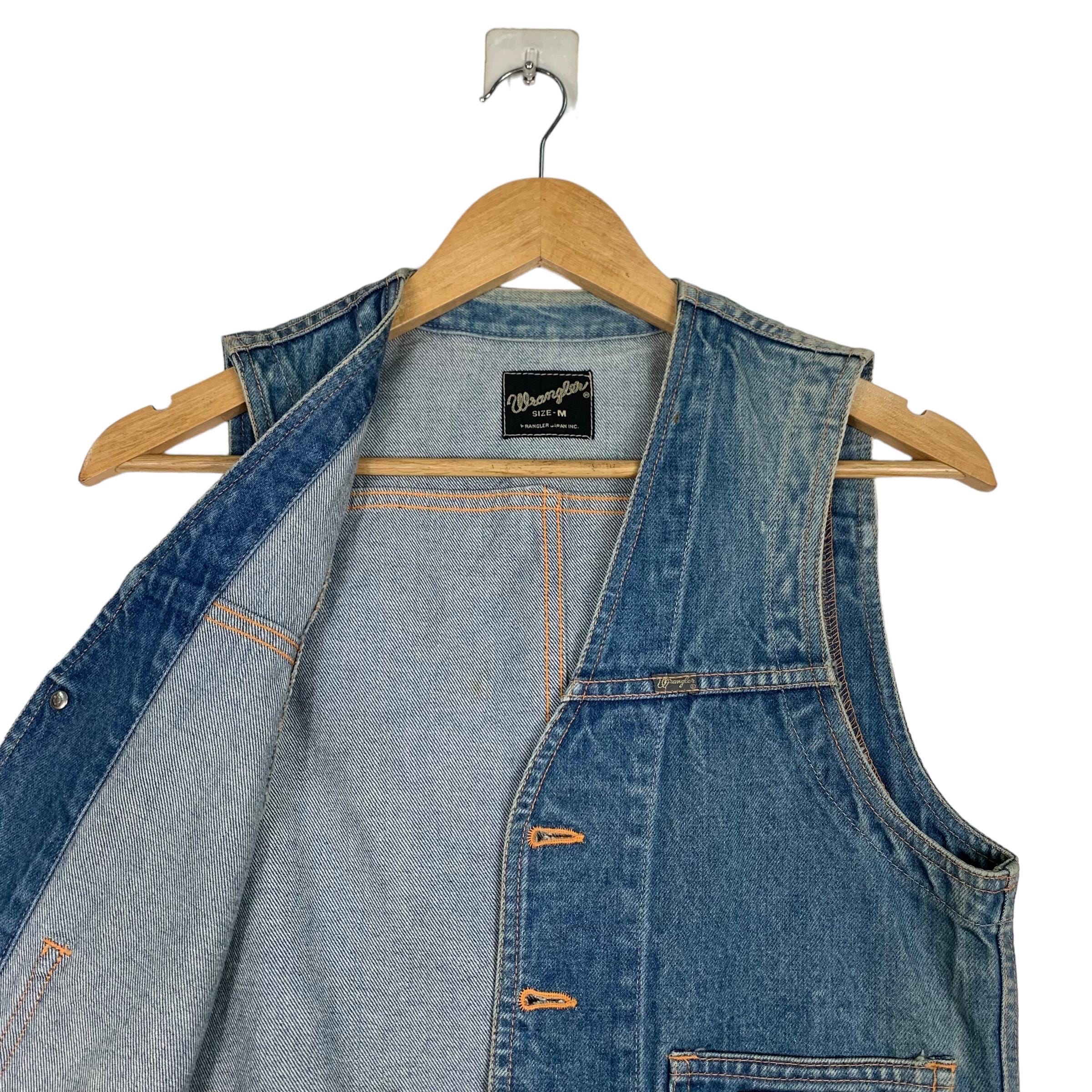 トップス (vintage)90s mark's work wear house vest Vintage 90s Brown Pinstripe Vest – M → Hotbox Vintage