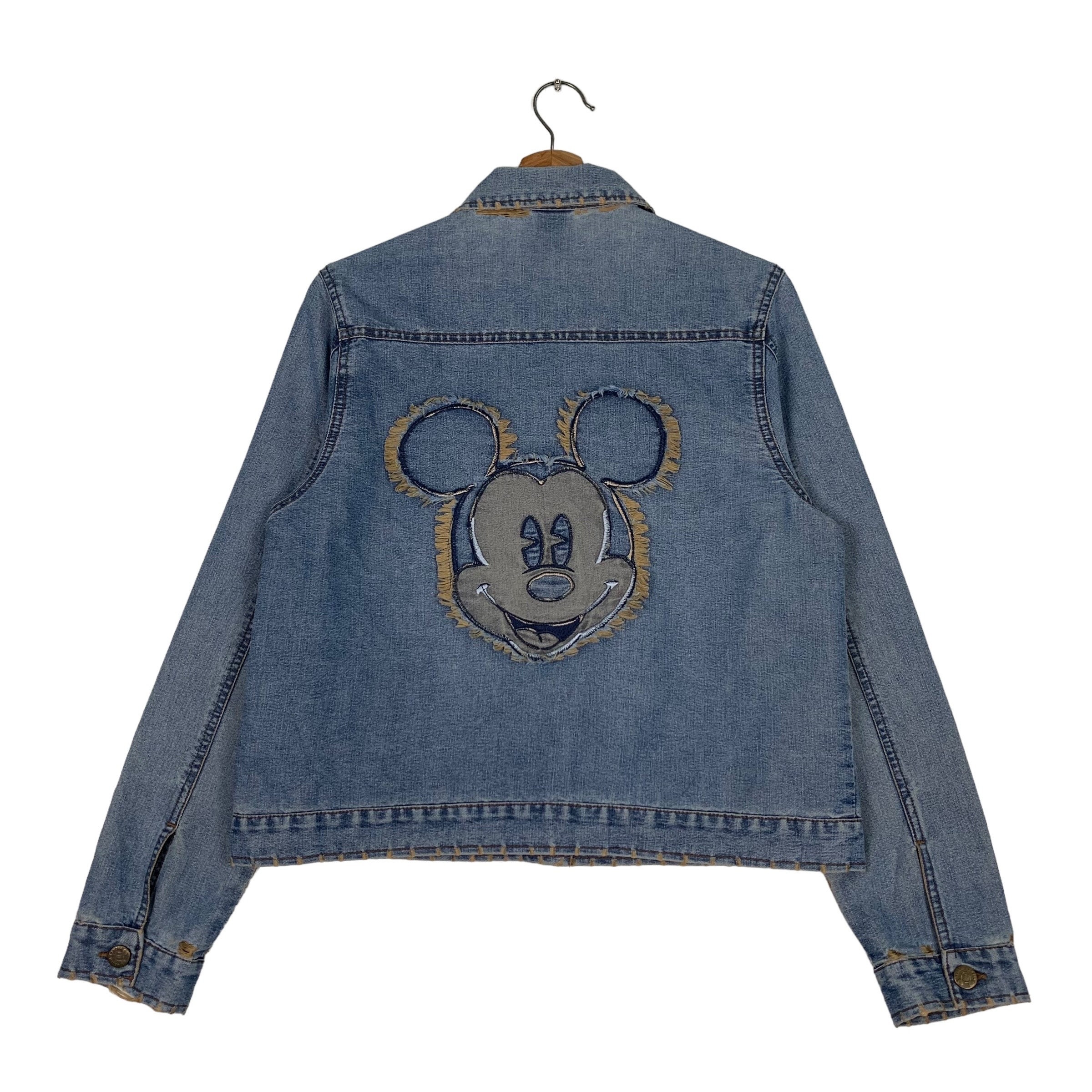 Gucci X Disney Donald Duck Print Denim Jacket in Blue for