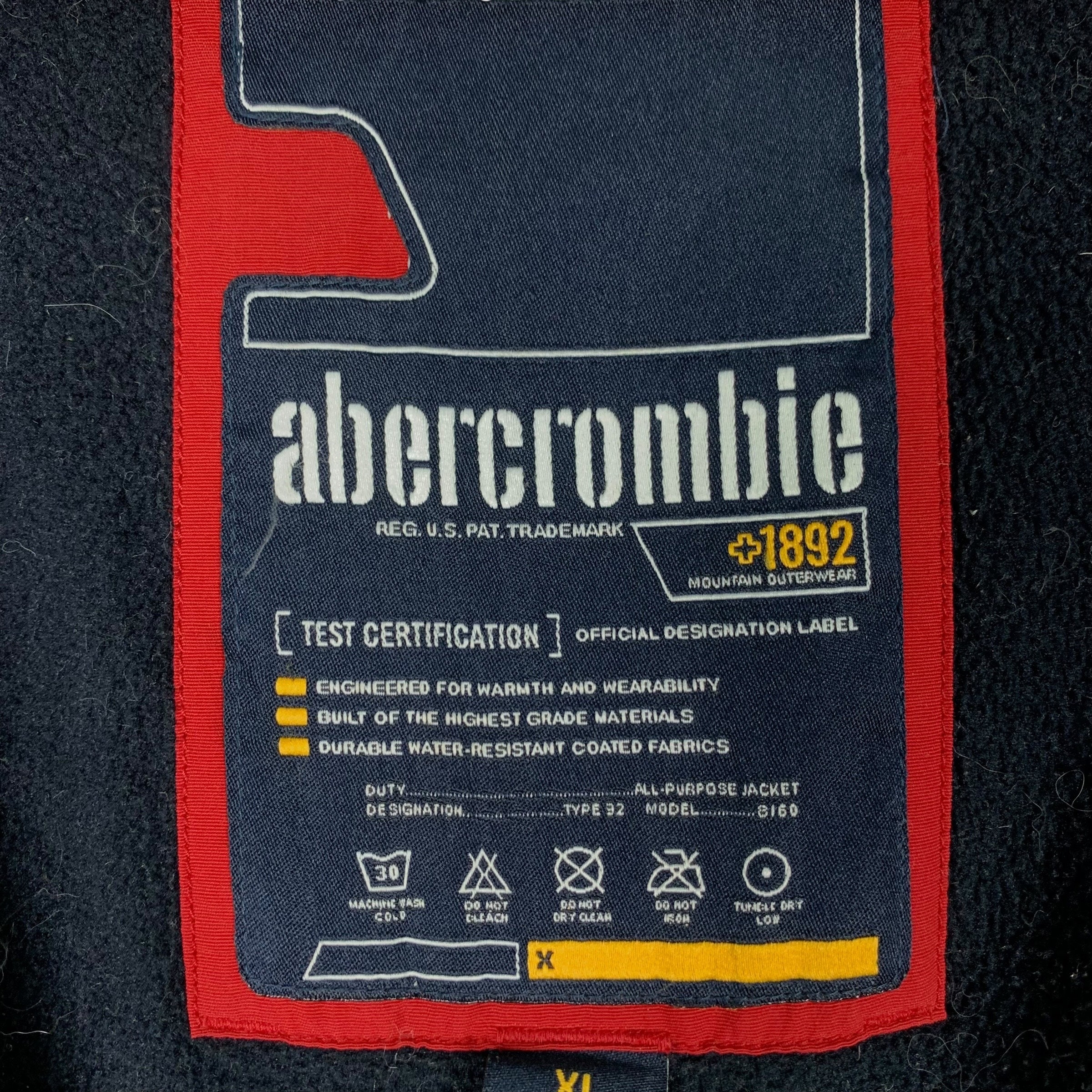 ABERCROMBIE +1892 Mountain Outwear Red Jacket Size XL Outdoor 