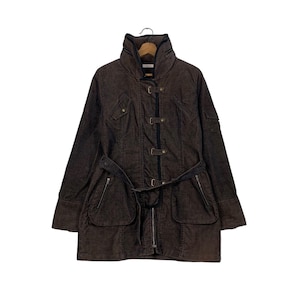 Vintage AND N CLOSET Avant Garde Belted Jacket Nice Design Size 42 #2416-C108