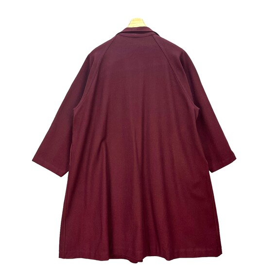 ジャケット・アウター Y's archive 17aw super long coat Vintage Y's Made in Japan YOHJI YAMAMOTO Button Less Wool Maroon