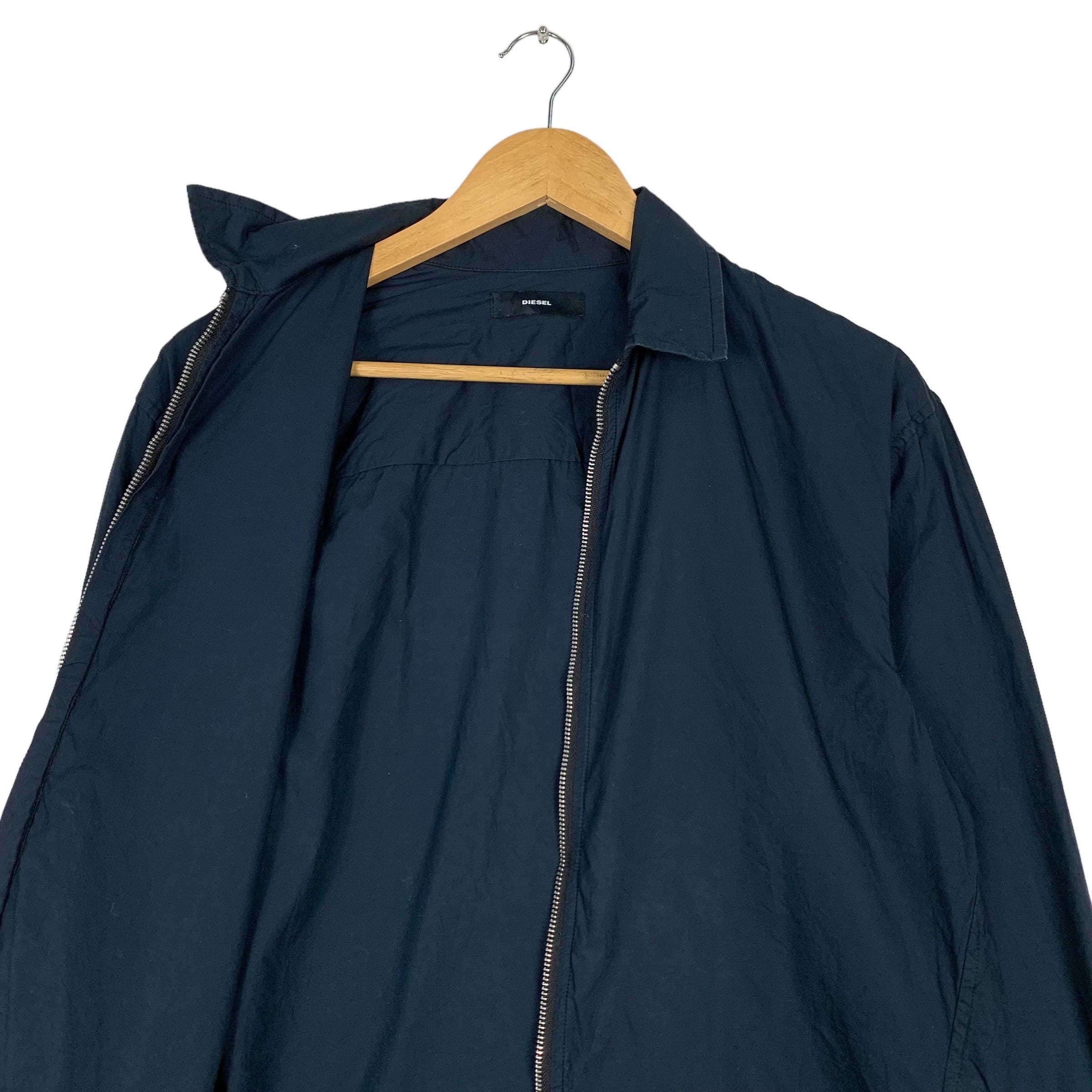 Vintage DIESEL Embroidery Small Logo Collared Jacket Men's