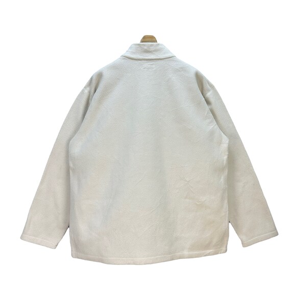 AW1986 agnès b. HOMME HALF ZIP Vintage AGNES B PARIS Half Zip Turtle Neck Pullover Fleece
