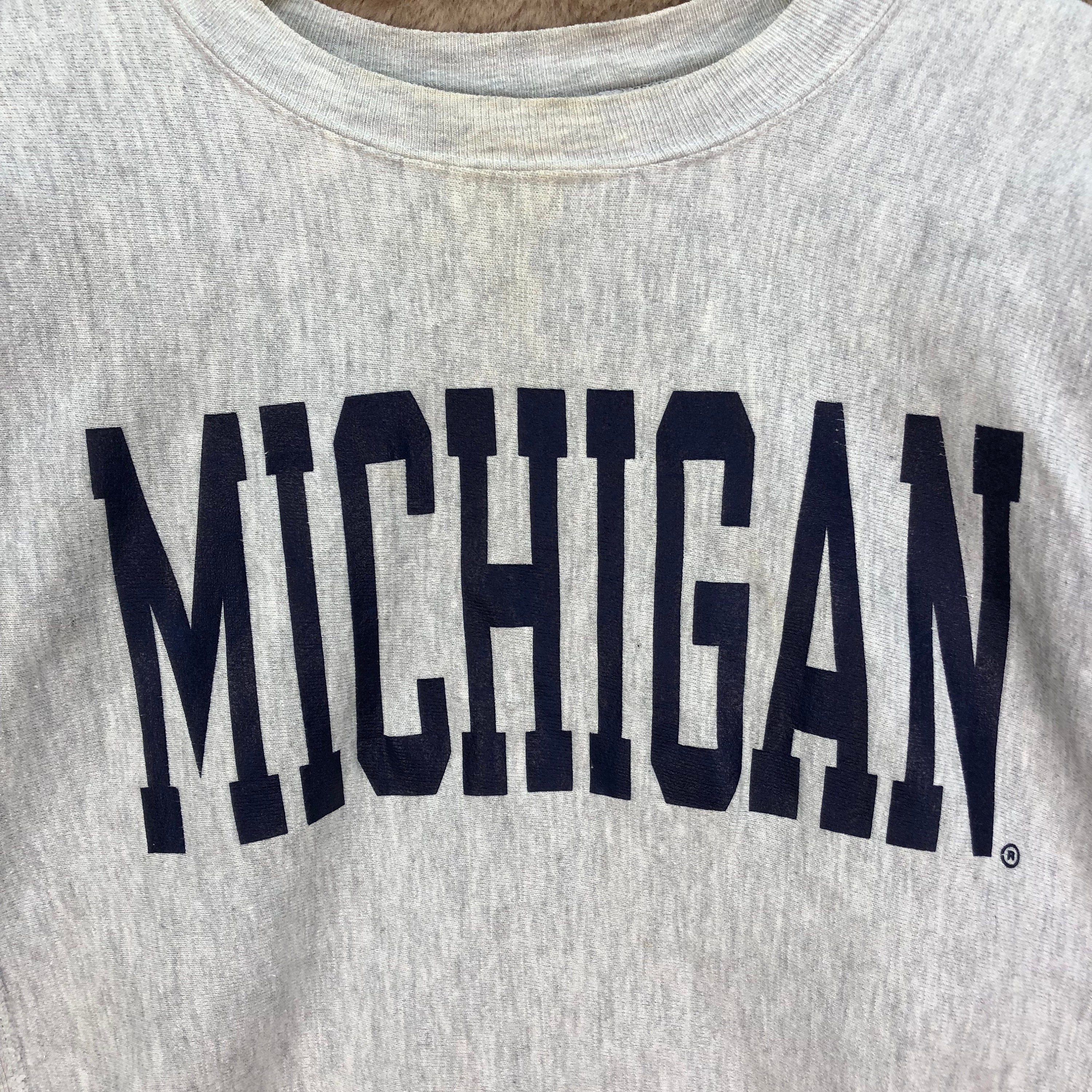 Vintage 90s Champion Reverse Weave Made in USA Michigan Vintage 90s Champion Reverse Weave Made in USA Michigan