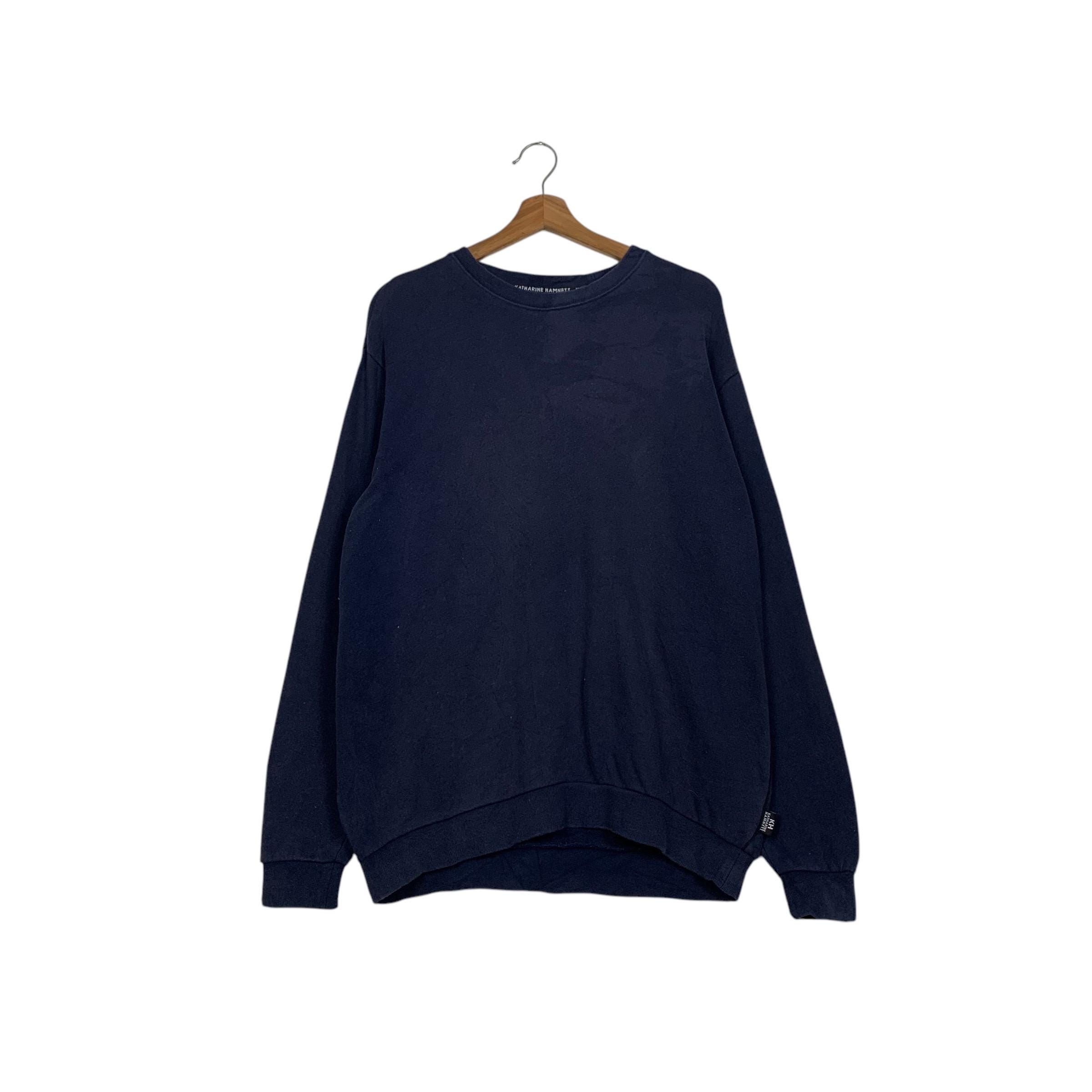 KATHARINE HAMNETT Saving the Planet Crewneck Sweatshirt Size XL 