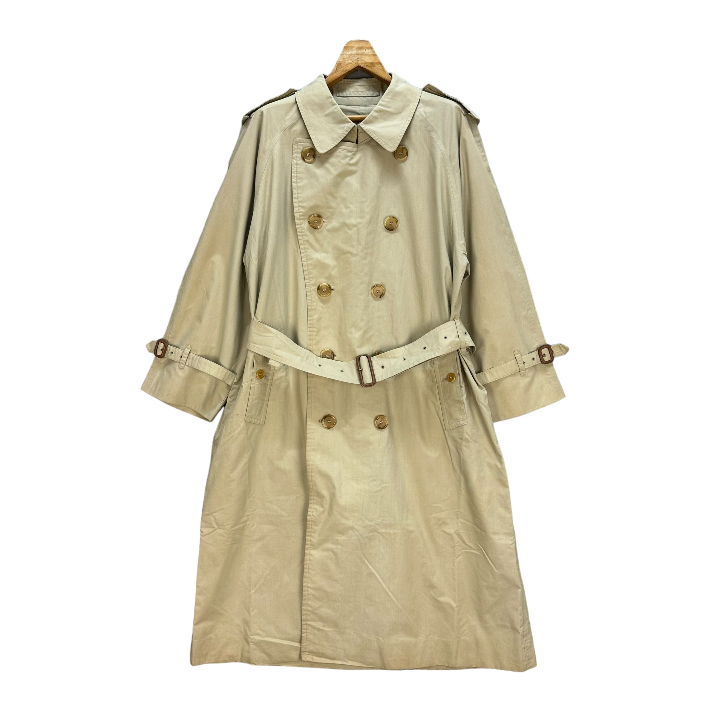 Vintage 90's Burberrys Trench Coat Size L-XL Long Coat Overcoat