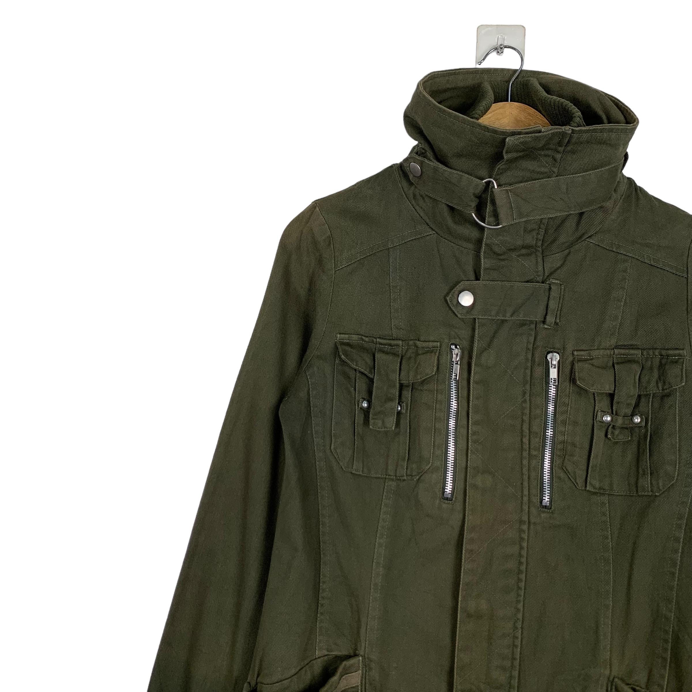 Vintage H.C.M.II Japan Jacket Rare Design Jacket High Collar