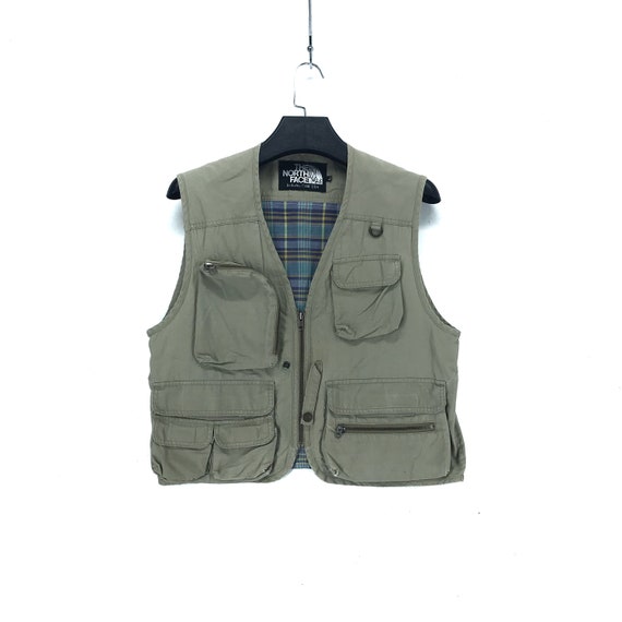 Vintage THE NORTH FACE Vest Multi Pocket Vest Fish