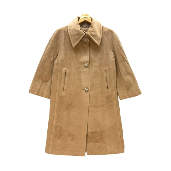 Vintage MAX MARA Made in Italy Wool & Cashmere Overcoat / Longcoat 