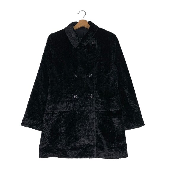 Vintage NIEDICK JOLINESSE X La Brea Rayon Double Breasted Coat