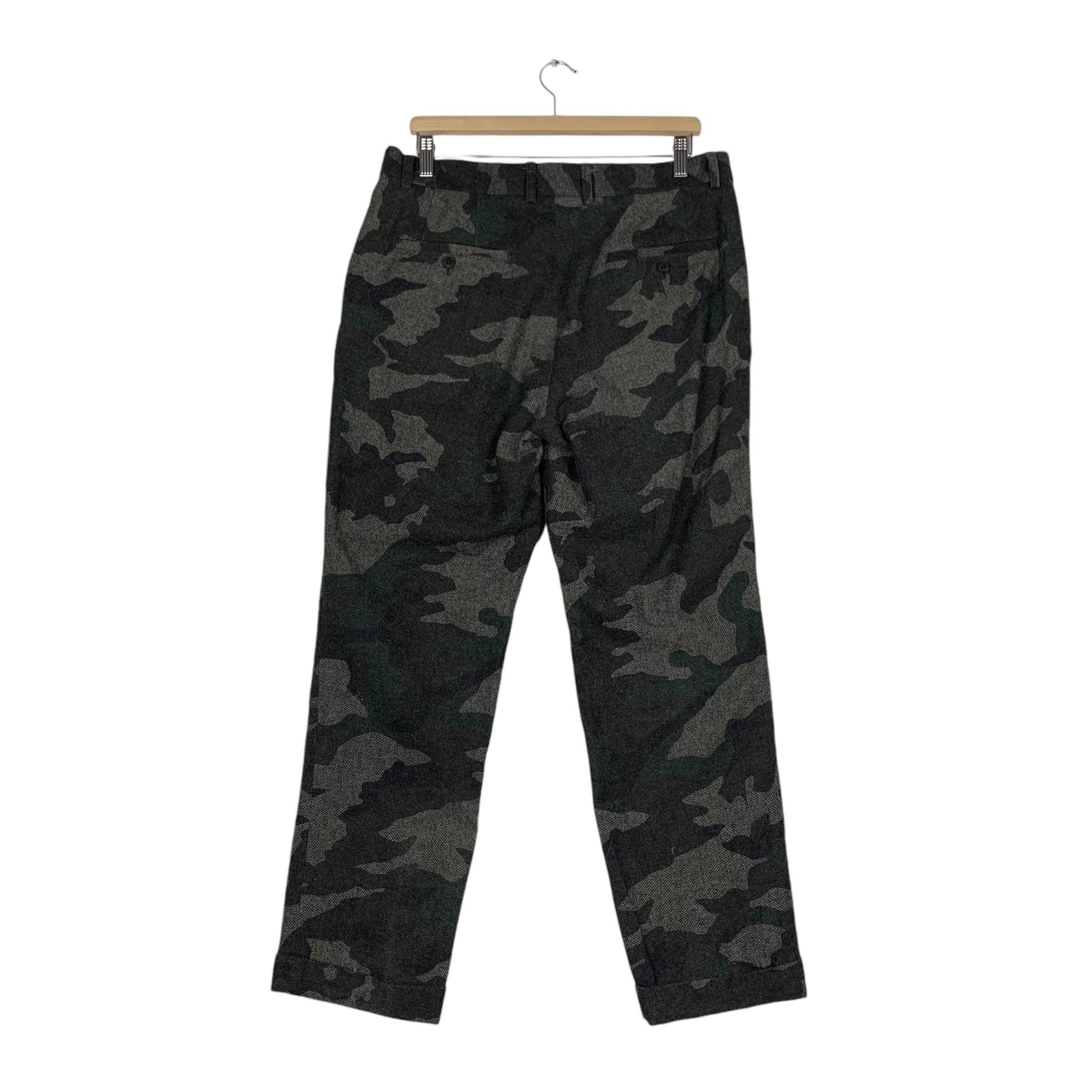 GLOBAL WORK Green Camo Casual Pant Men's Size XL Japanese Brand