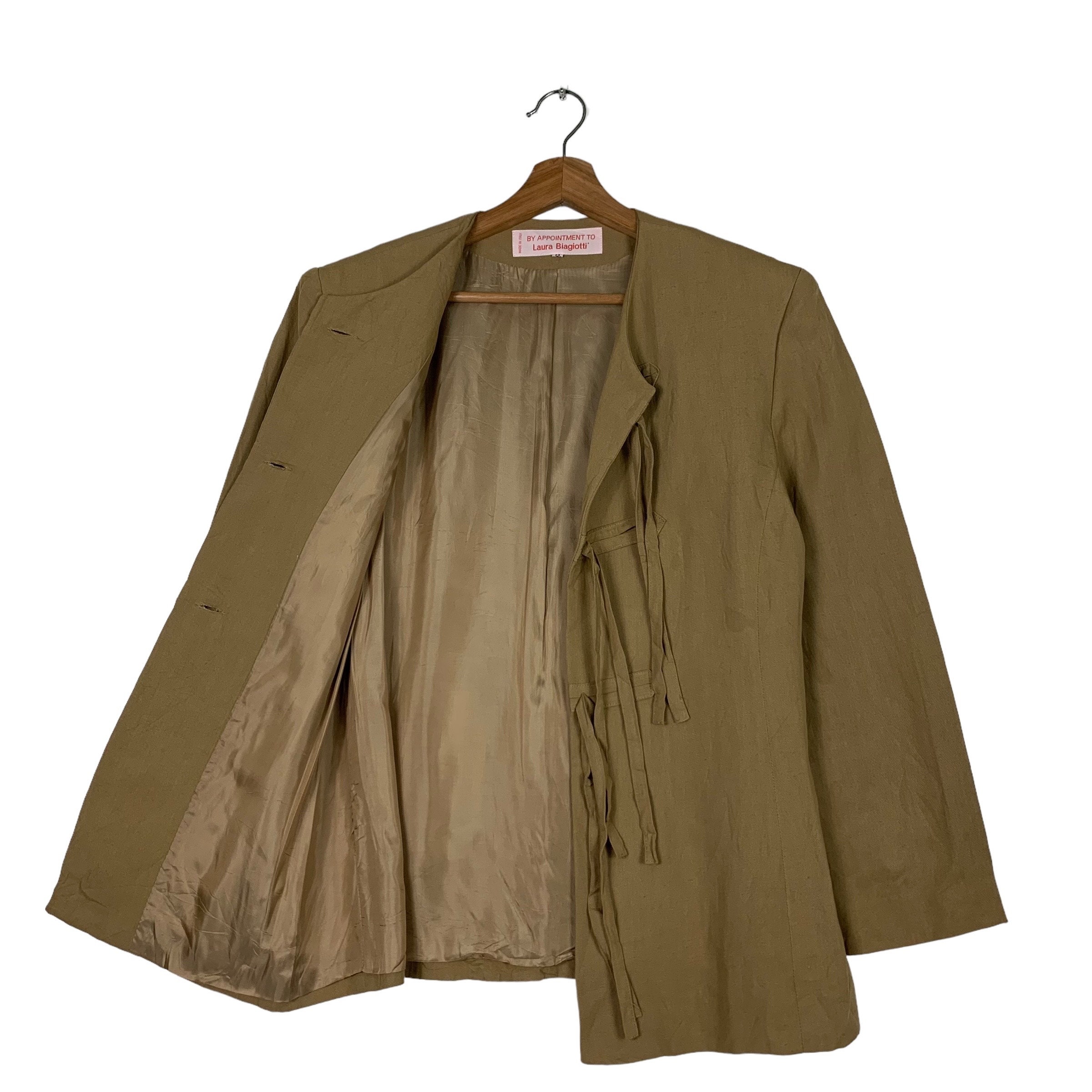 ジャケット・アウター 70s ITALY MADE LauraBiagiotti Wool Coat Laura Biagiotti Green Wool Jacket – Moore Vintage Archive