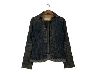 名作 Vintage Johnbull DENIM Jacket 90s Vintage Johnbull Women Denim Jacket - Etsy