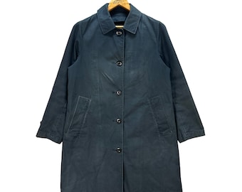 Vintage MARGARET HOWELL Overcoat Jacket / Long Coat Size II Exclusive Designer Coat #8885-034