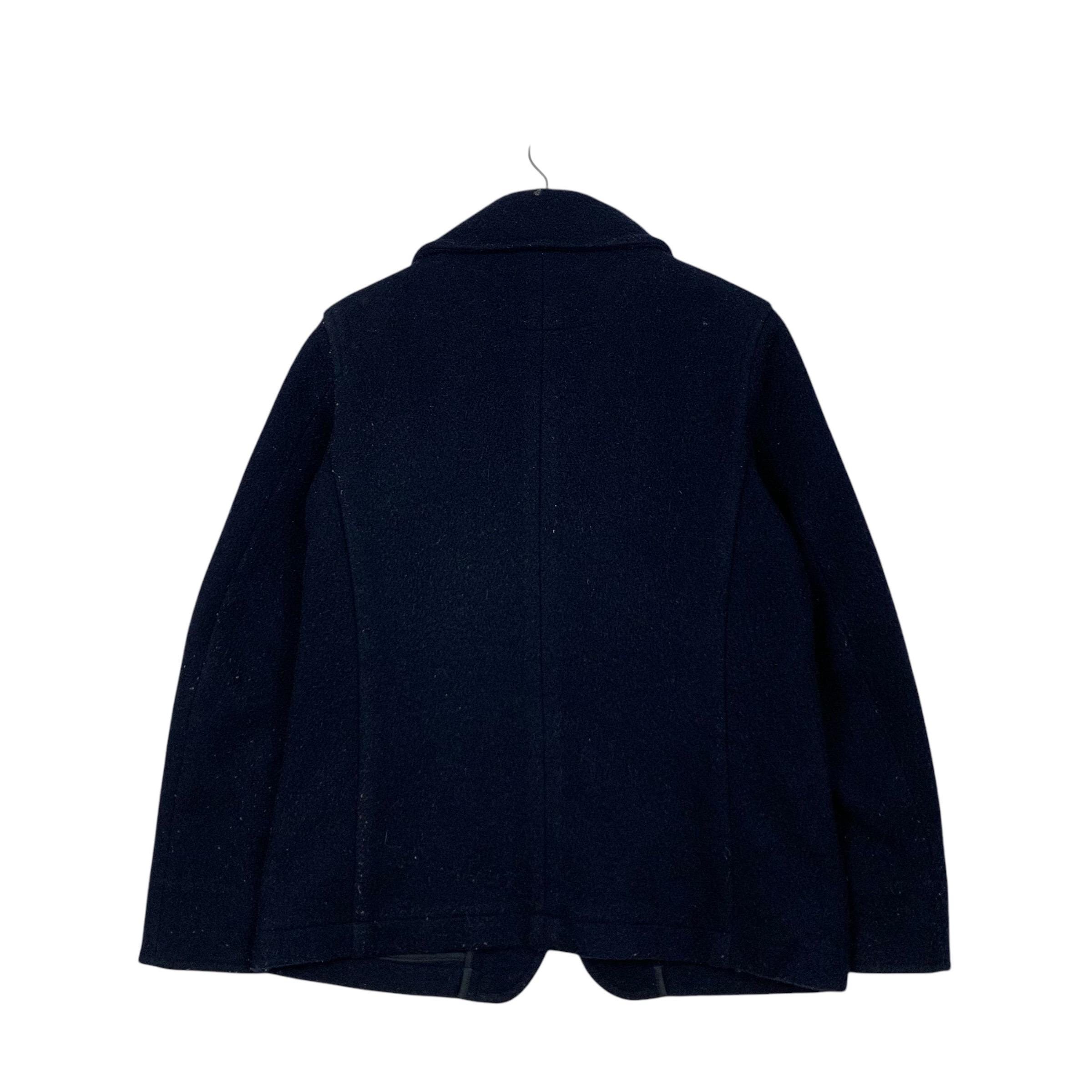 DANTON Vêtements de Travail ネイビー 40 Vintage DANTON Vetements De Travail Wool Button Jacket Men's Size