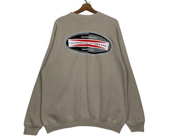 Vintage jaren 80 GORDON en SMITH VS groot logo surfsweater ronde hals maat M #2224-C98