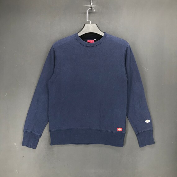 plain navy sweatshirt