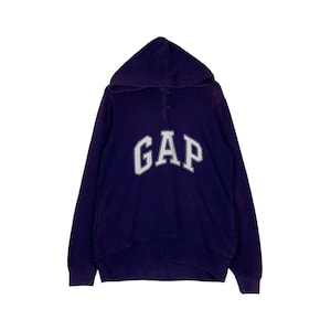 Vintage Gap Half Zip Purple Hoodie Medium Size - Etsy