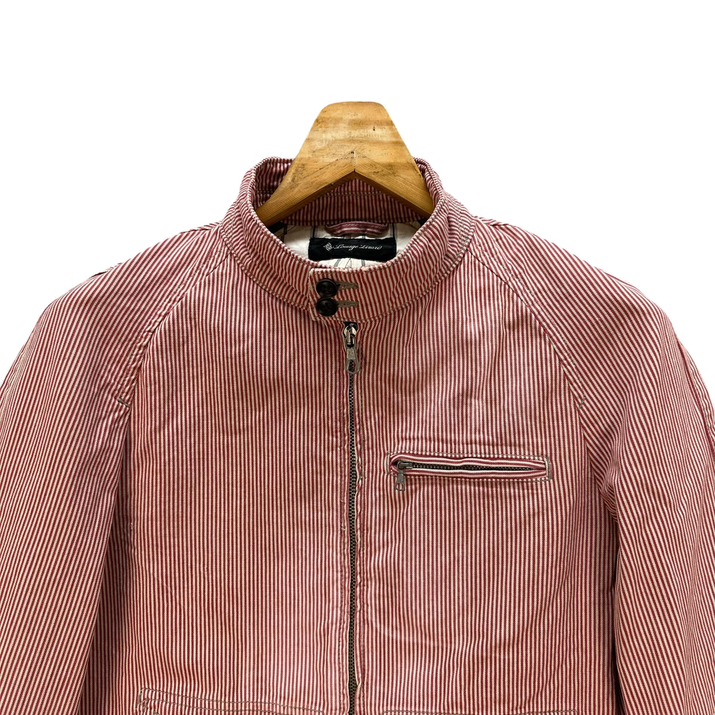 Vintage Lounge Lizard Made in Japan Striped Jacket Size 1