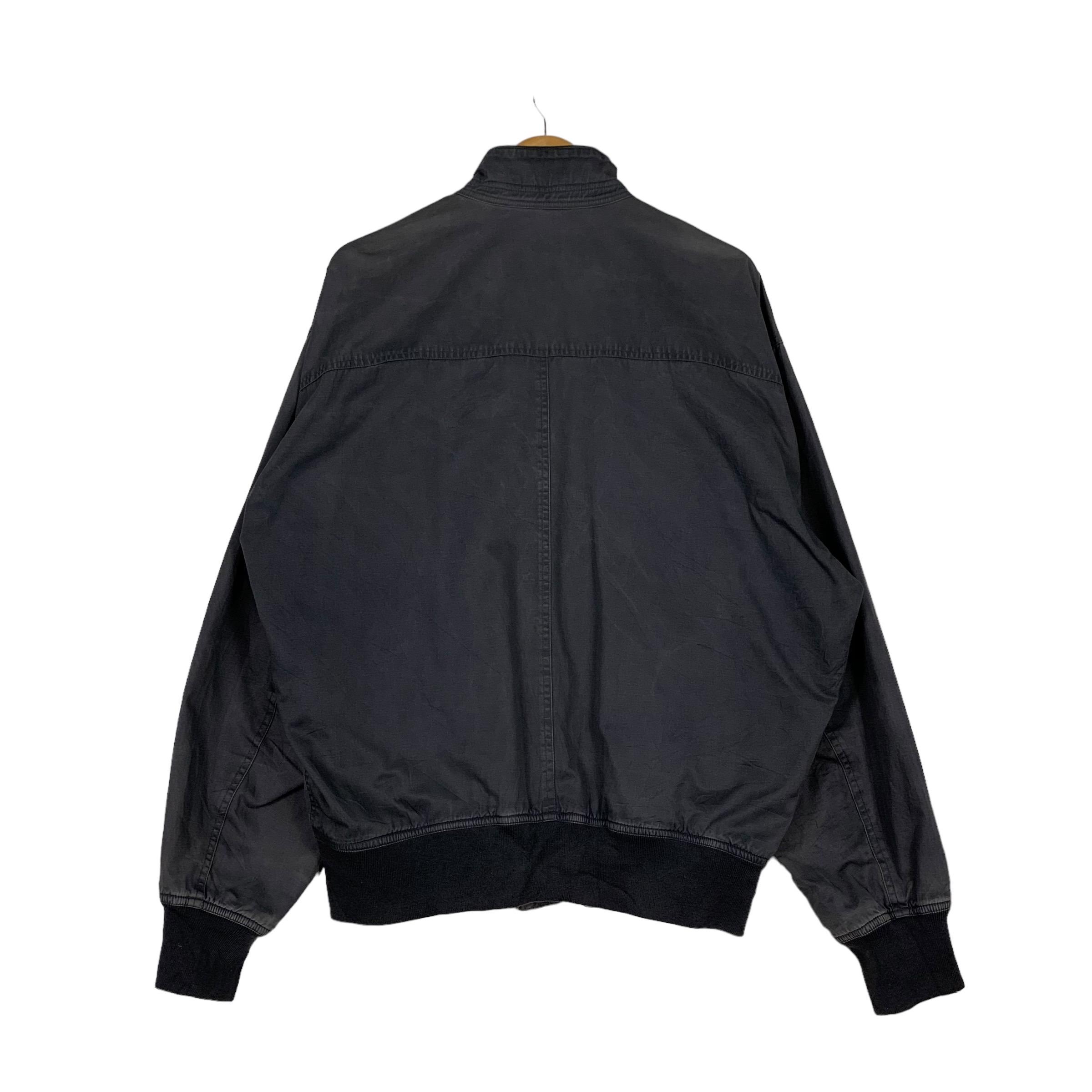 Vintage PAPAS SPORTS Gray Bomber Jacket Men's Size L Japanese