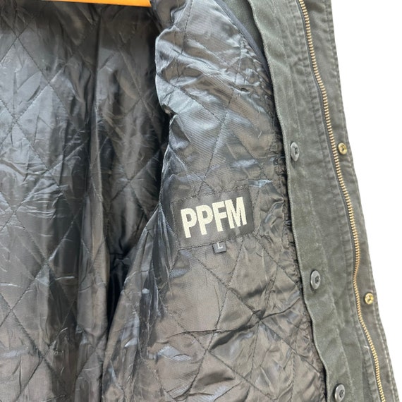 Vintage PPFM Sun Faded Fur Hoodie Jacket / Parka … - image 7