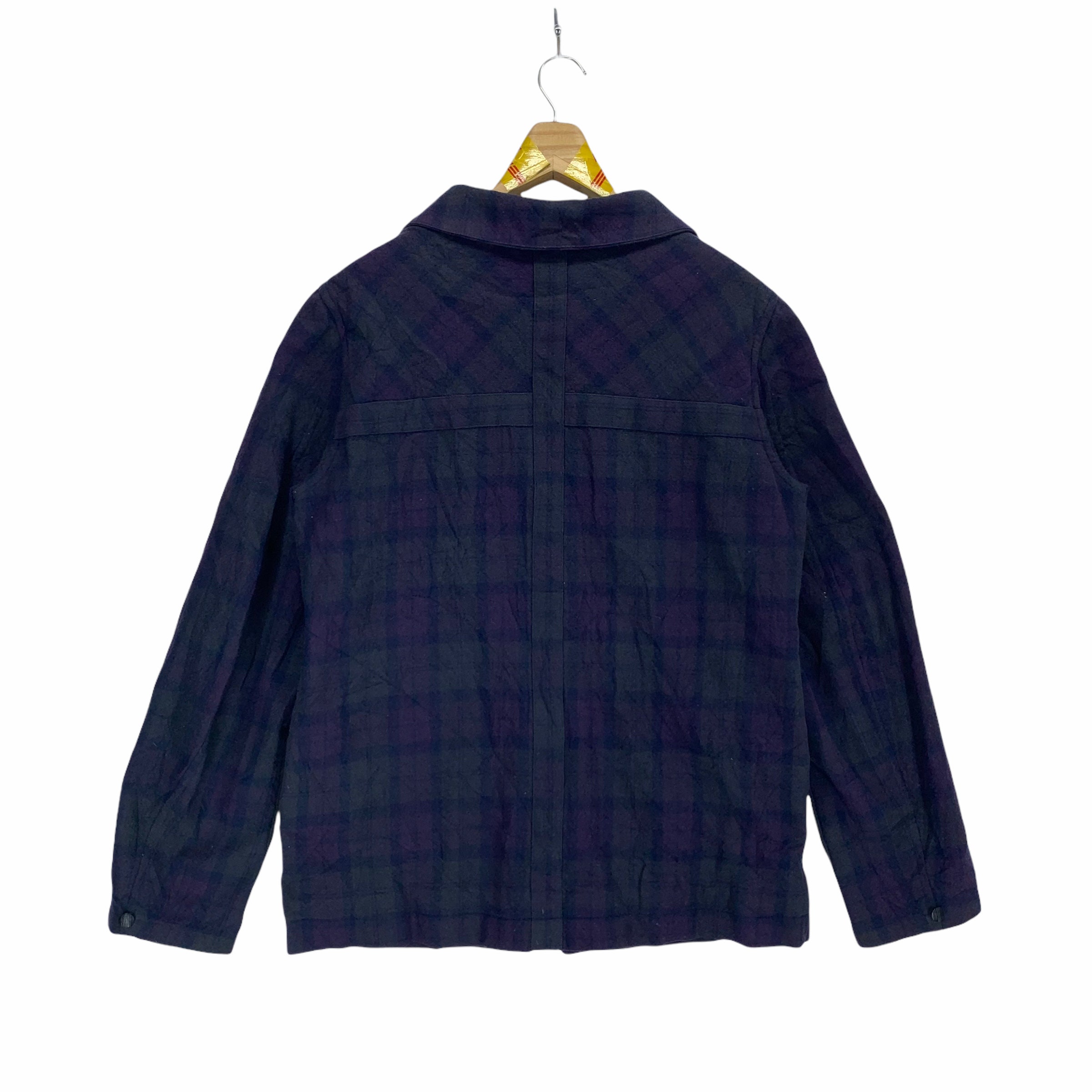 FENDI 365 ヴィンテージ ウール ジャケット セットアップ Vintage 73' Fendi 365 Roma Made in Italy Purple Check Wool Zipper