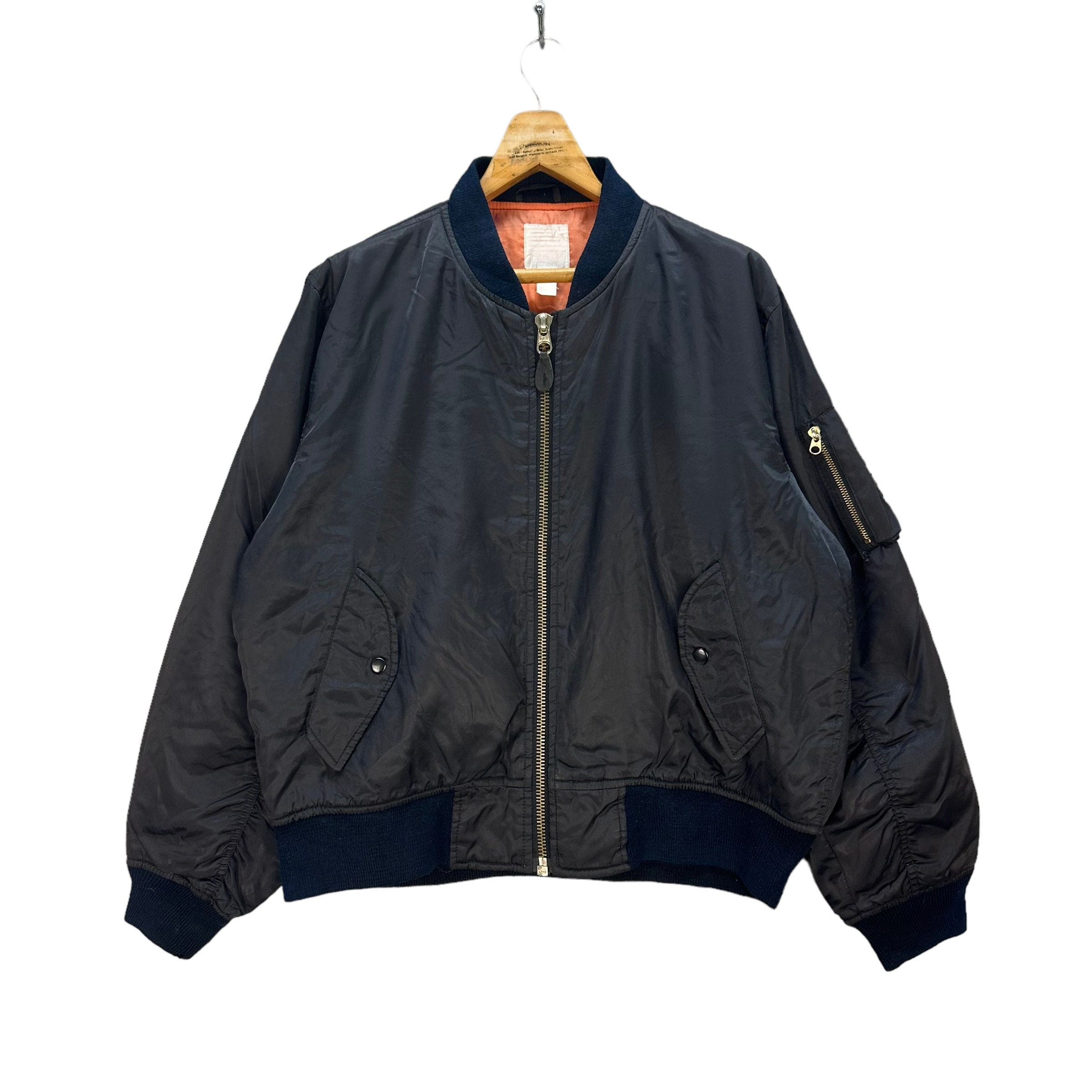 Vintage GLEEMAN MA1 Bomber Jacket Flight Jacket Size XL