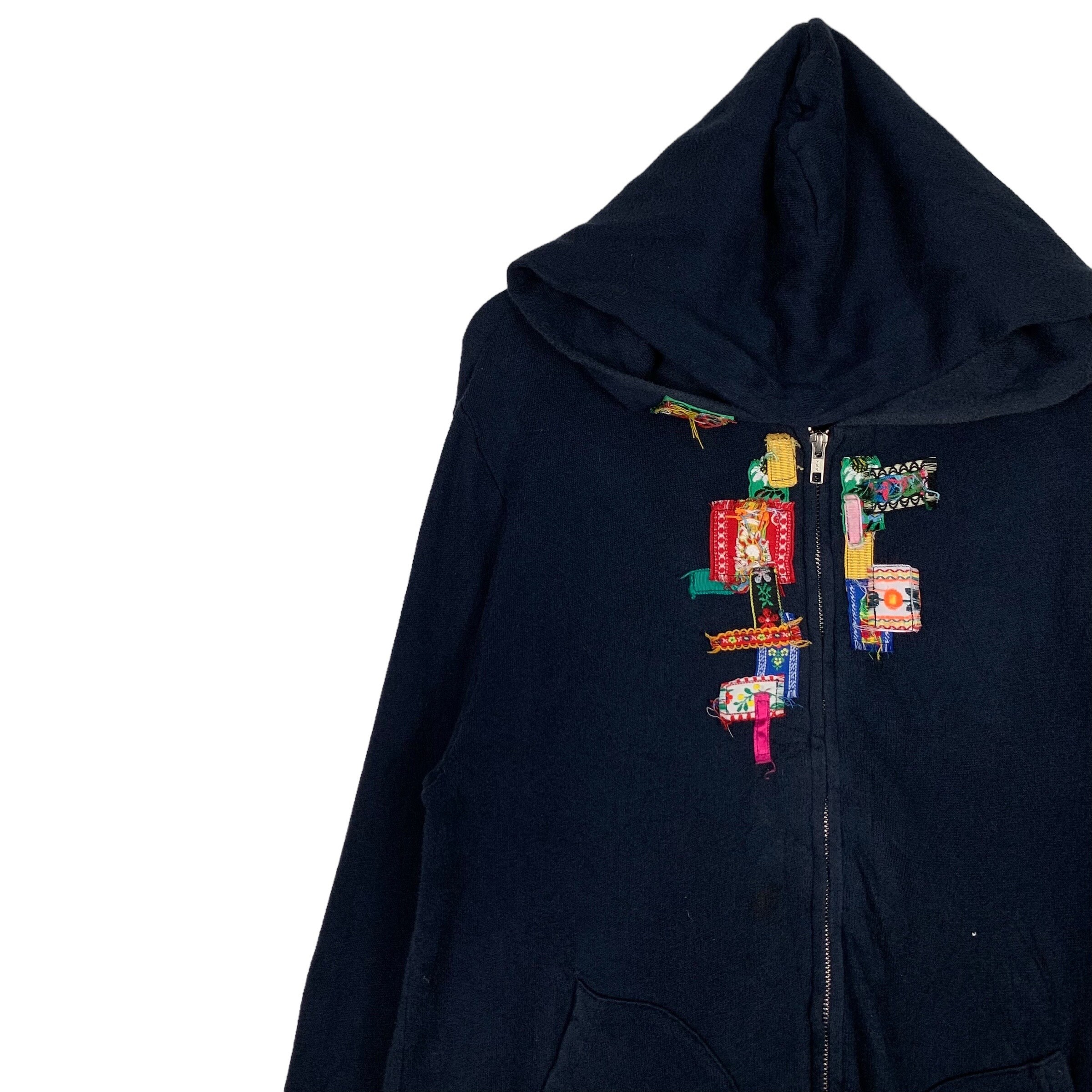 archive SUNAO KUWAHARAzip-up wool sweat