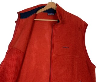 ヴィンテージ パタゴニア シンチラ レッド フリース ベスト サイズ L