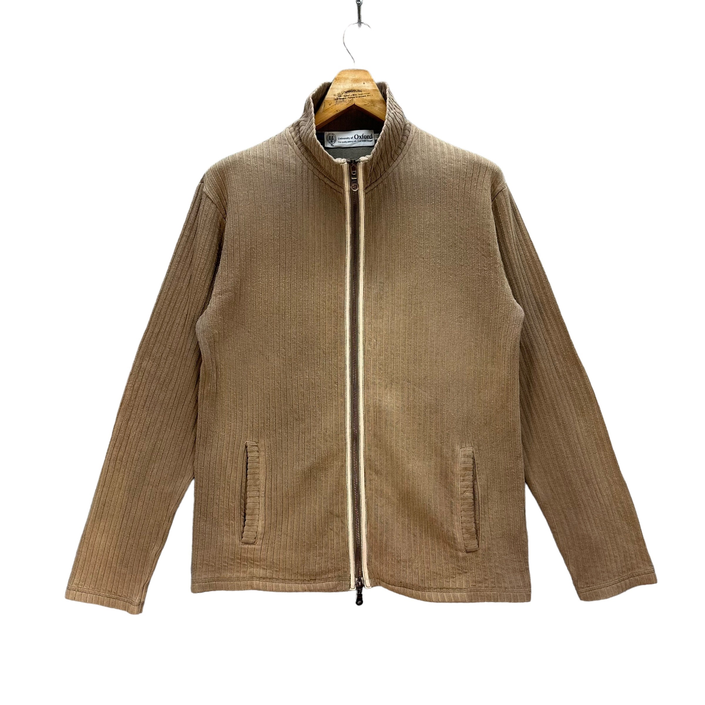 University of Oxford Turtle Neck Zipper Sweater Jacket Size