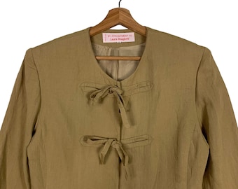 ジャケット・アウター 70s ITALY MADE LauraBiagiotti Wool Coat Laura Biagiotti Green Wool Jacket – Moore Vintage Archive