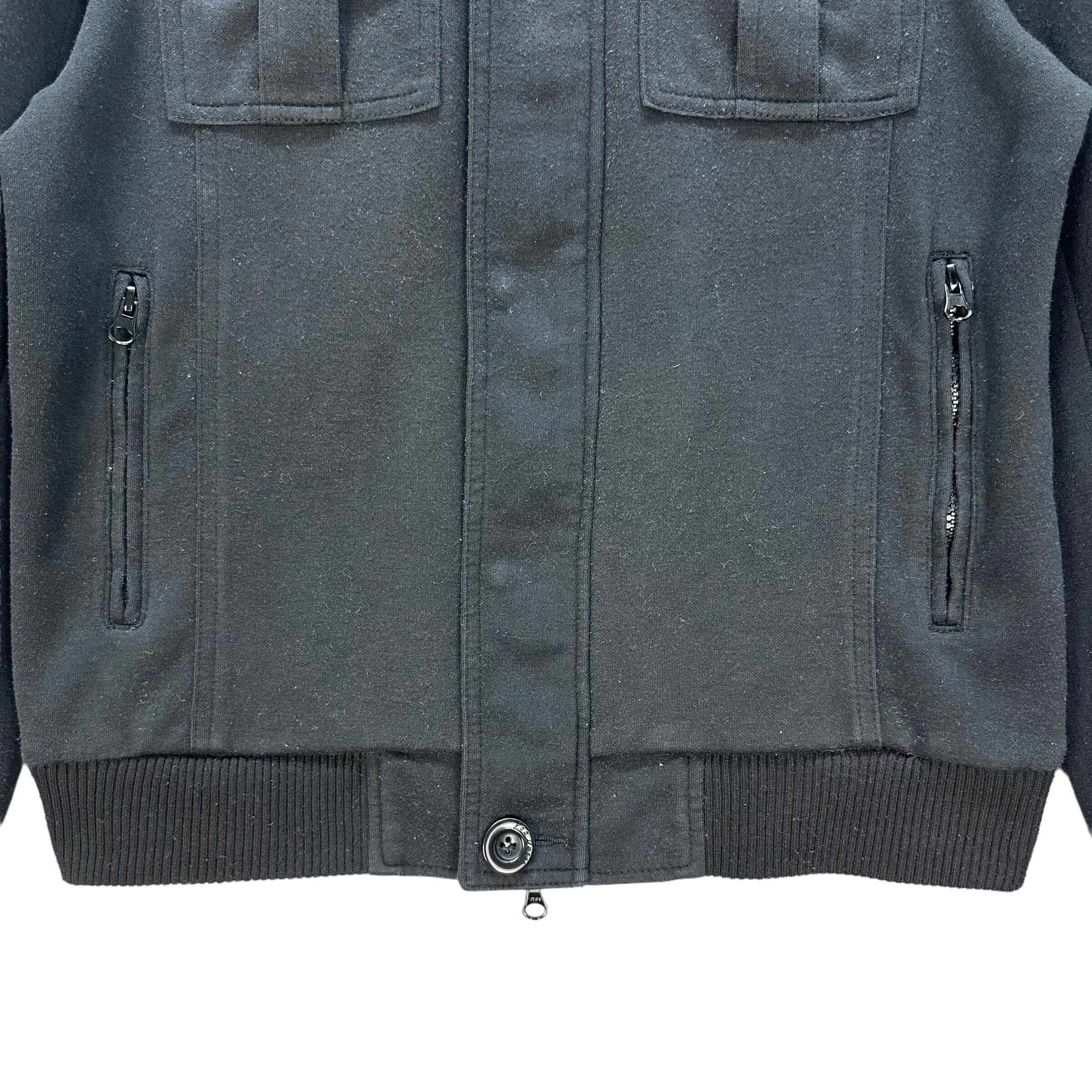 Buy Vintage VON DUTCH Wool Jacket / Button Zipper Jacket